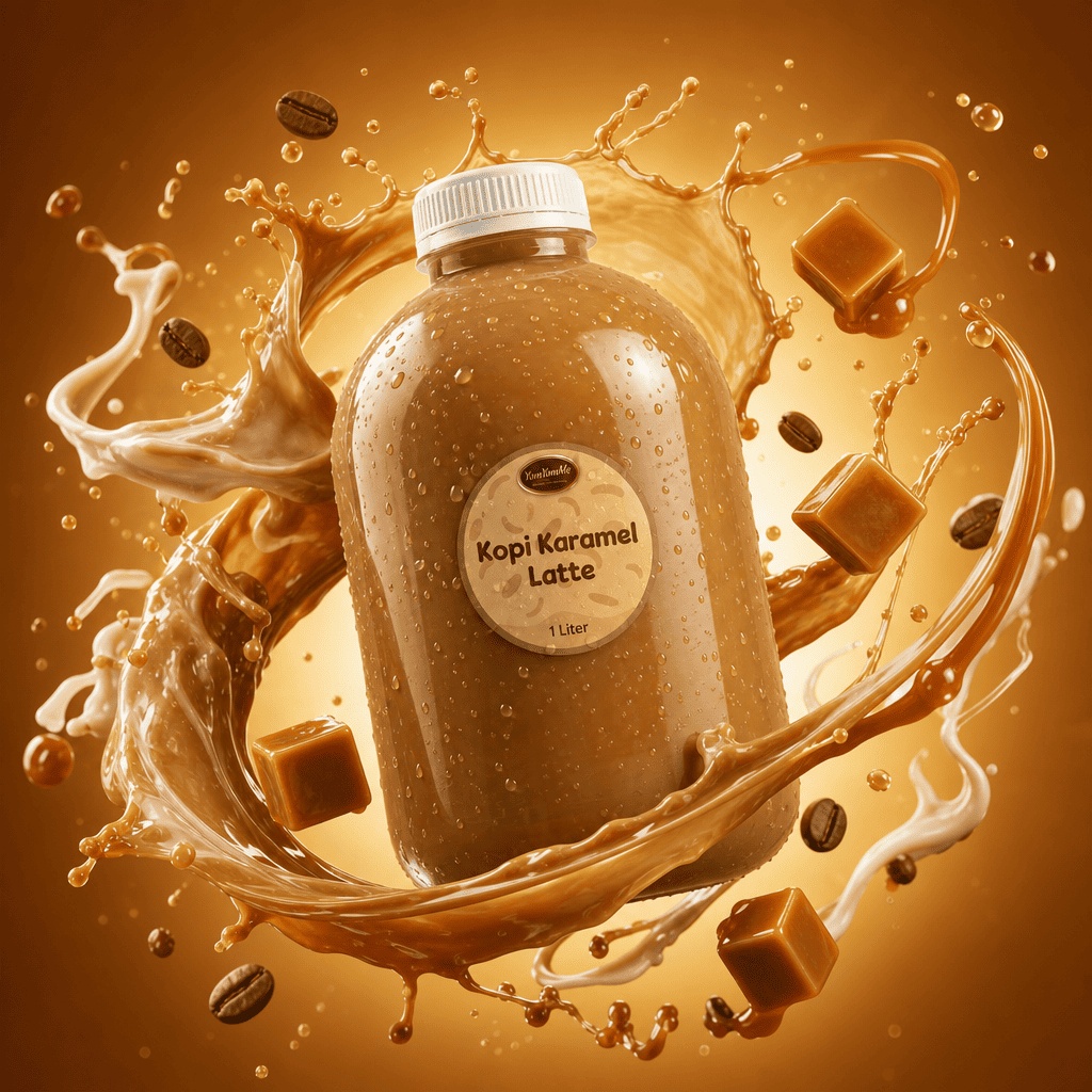 Caramel Coffee Latte 1 Liter