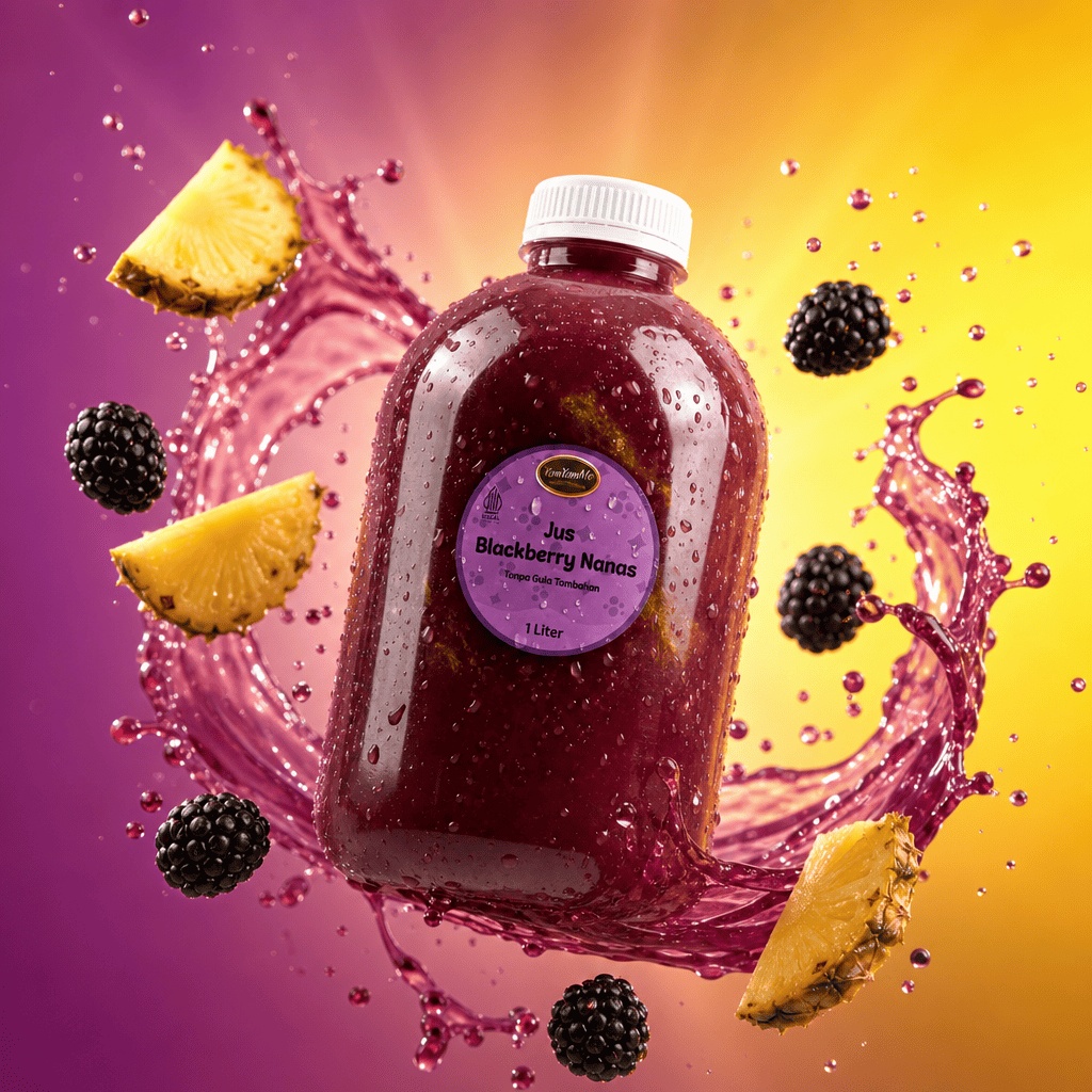 Jus Blackberry Nanas 1 Liter — Tanpa Gula Tambahan
