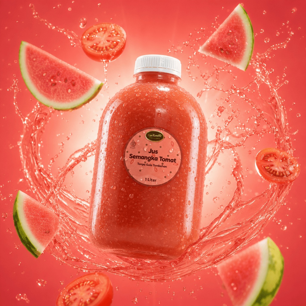 Jus Semangka Tomat 1 Liter — Tanpa Gula Tambahan