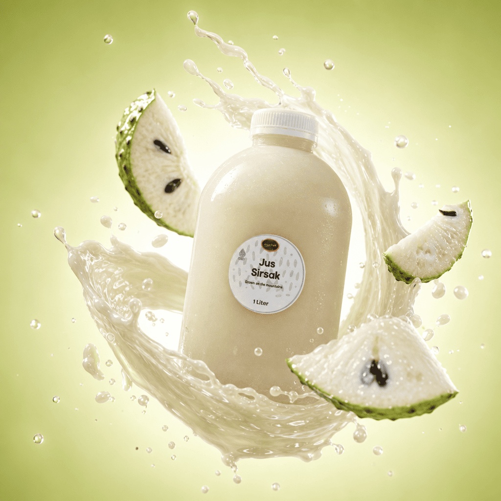 Jus Sirsak 1 Liter — Tanpa Gula Tambahan