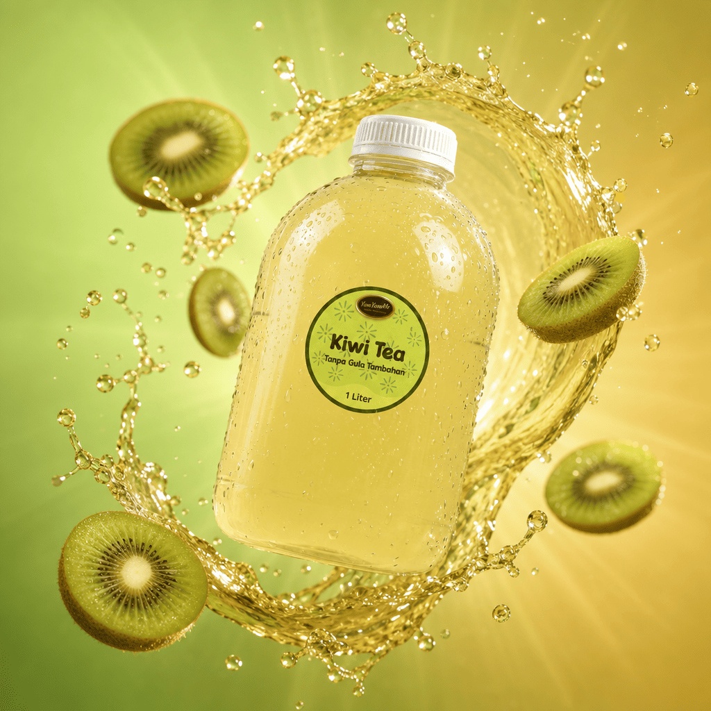 Kiwi Tea 1 Liter — Tanpa Gula Tambahan
