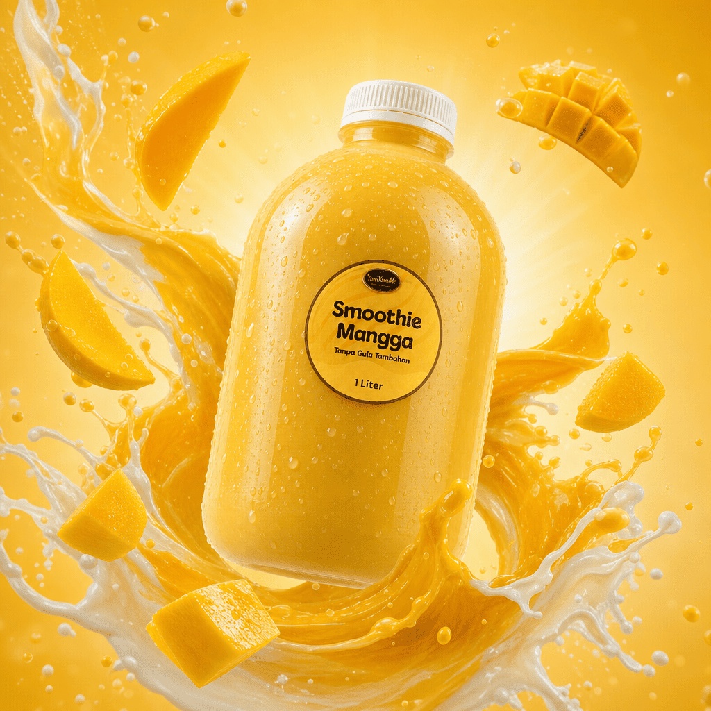 Smoothie Mangga 1 Liter — Tanpa Gula Tambahan
