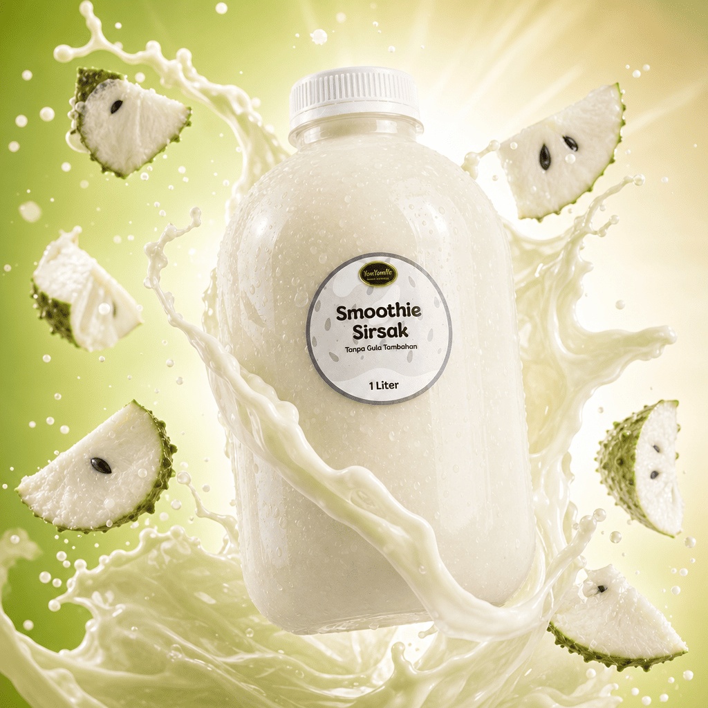 Smoothie Sirsak 1 Liter — Tanpa Gula Tambahan