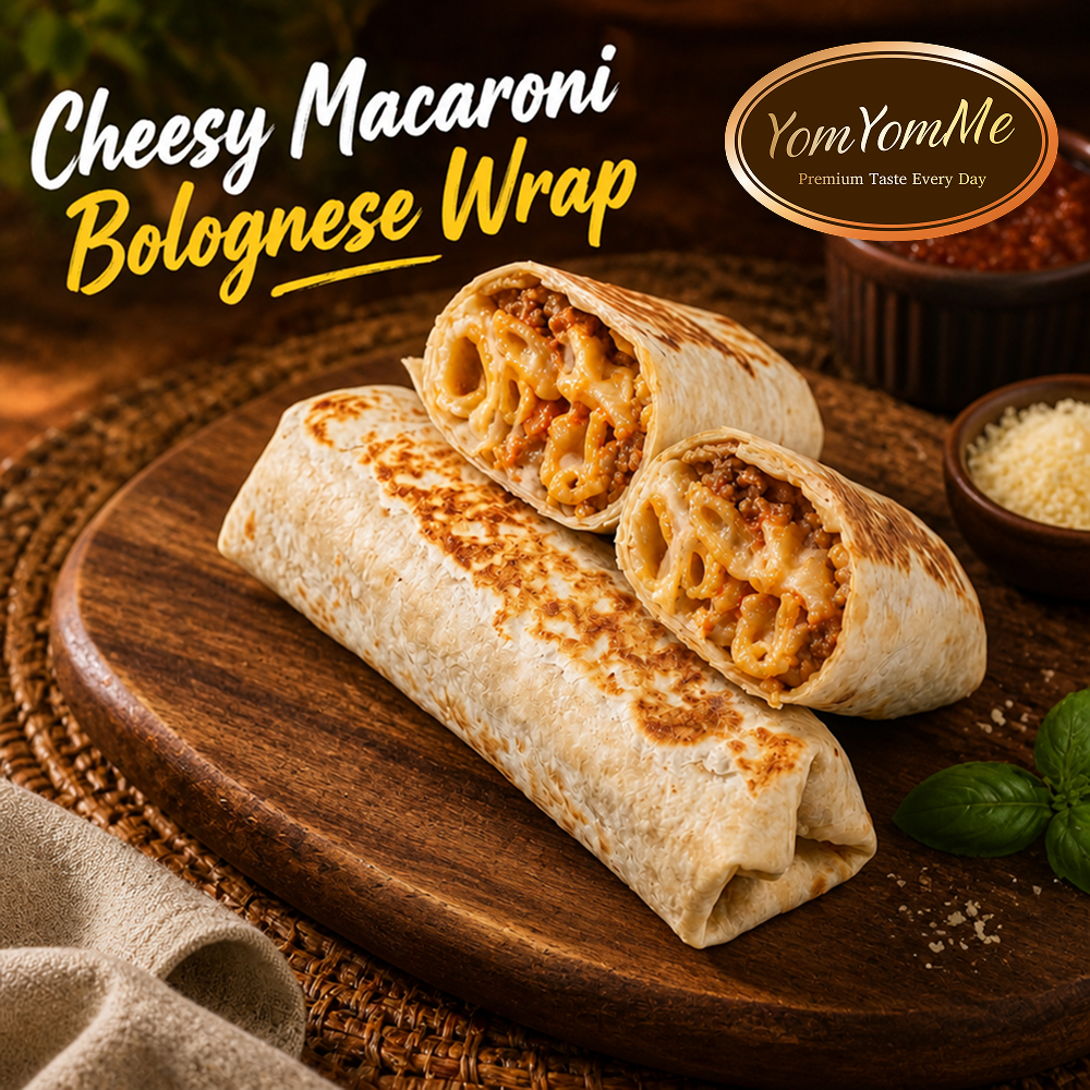 Cheesy Macaroni Bolognese Wrap — 2pcs