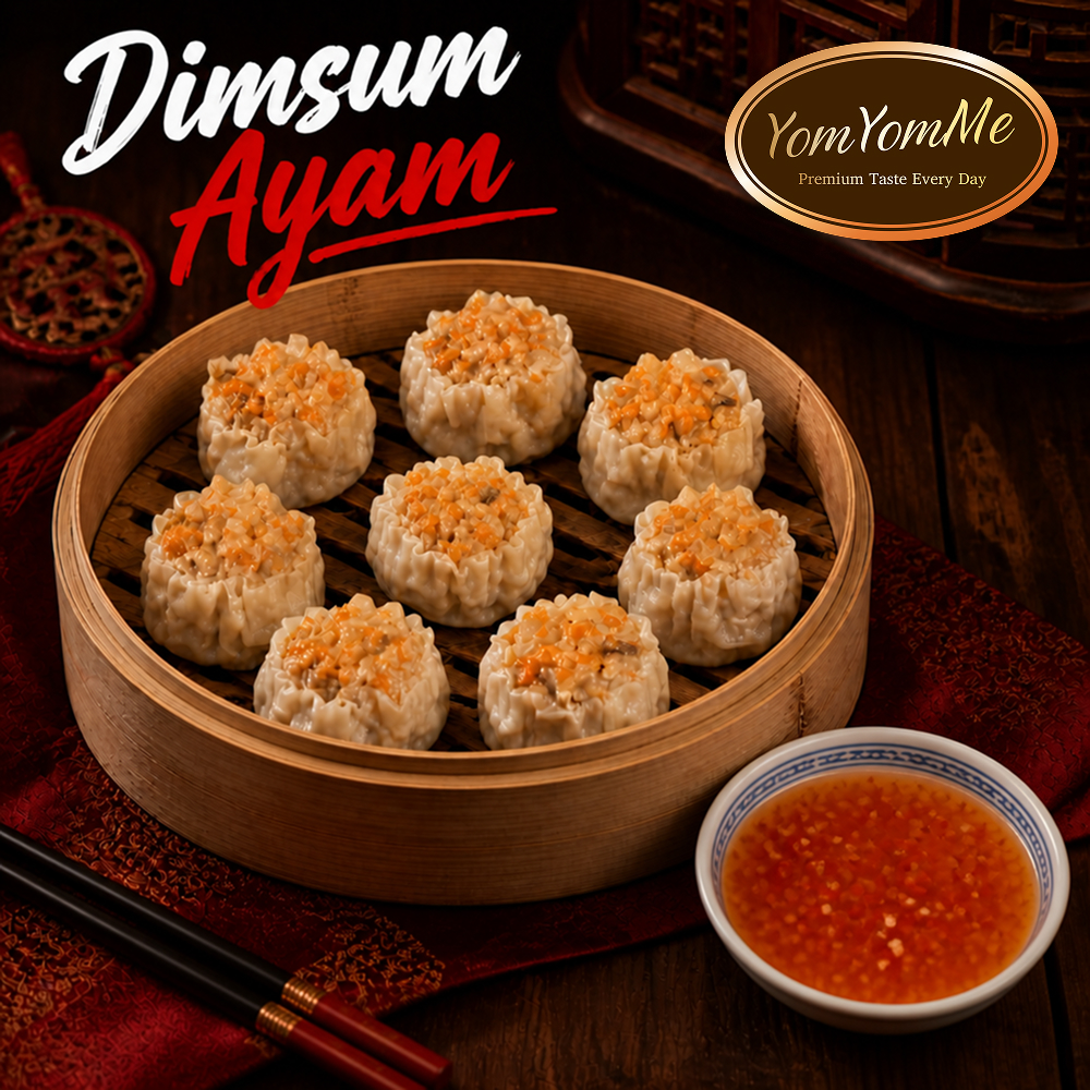 Steamed Chicken Dimsum — 8pcs + Bangkok Sauce