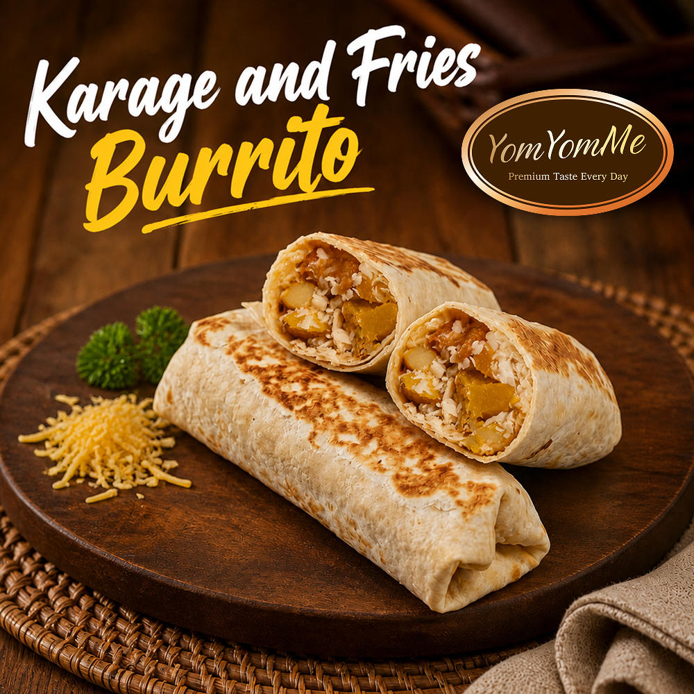 Chicken Karage Fries Burrito — 2pcs