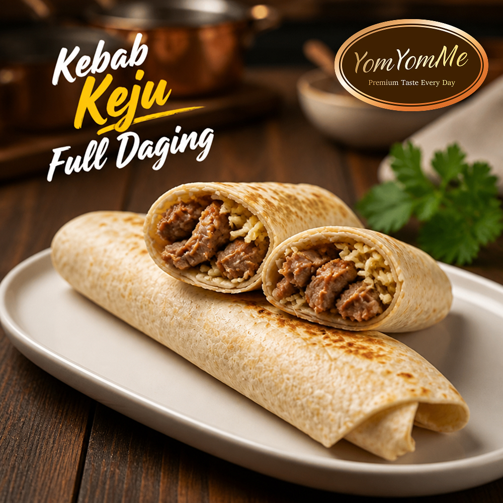 Kebab Keju Full Daging — 2pcs, 20cm