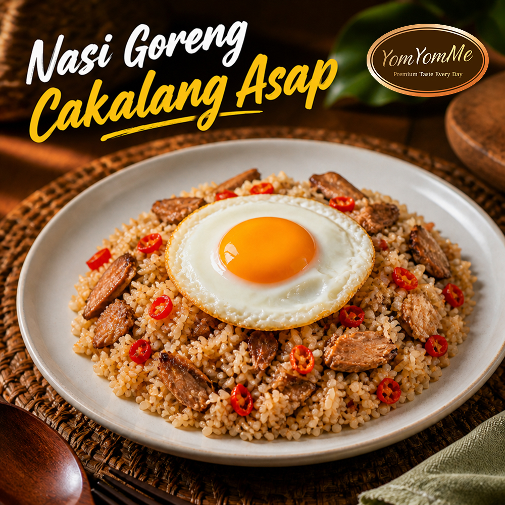 Nasi Goreng Cakalang Asap — Cakalang Fufu + Sambal