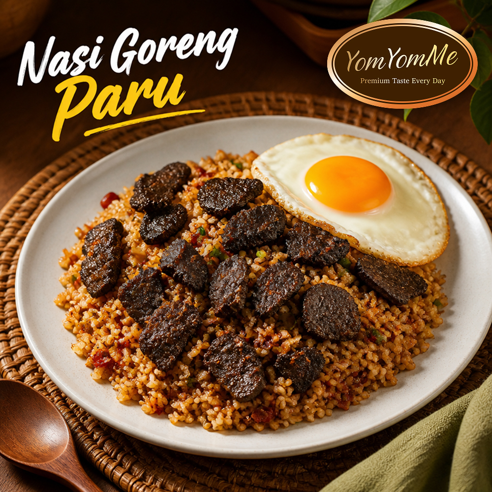 Nasi Goreng Paru Crispy — Chilli Oil + Telur