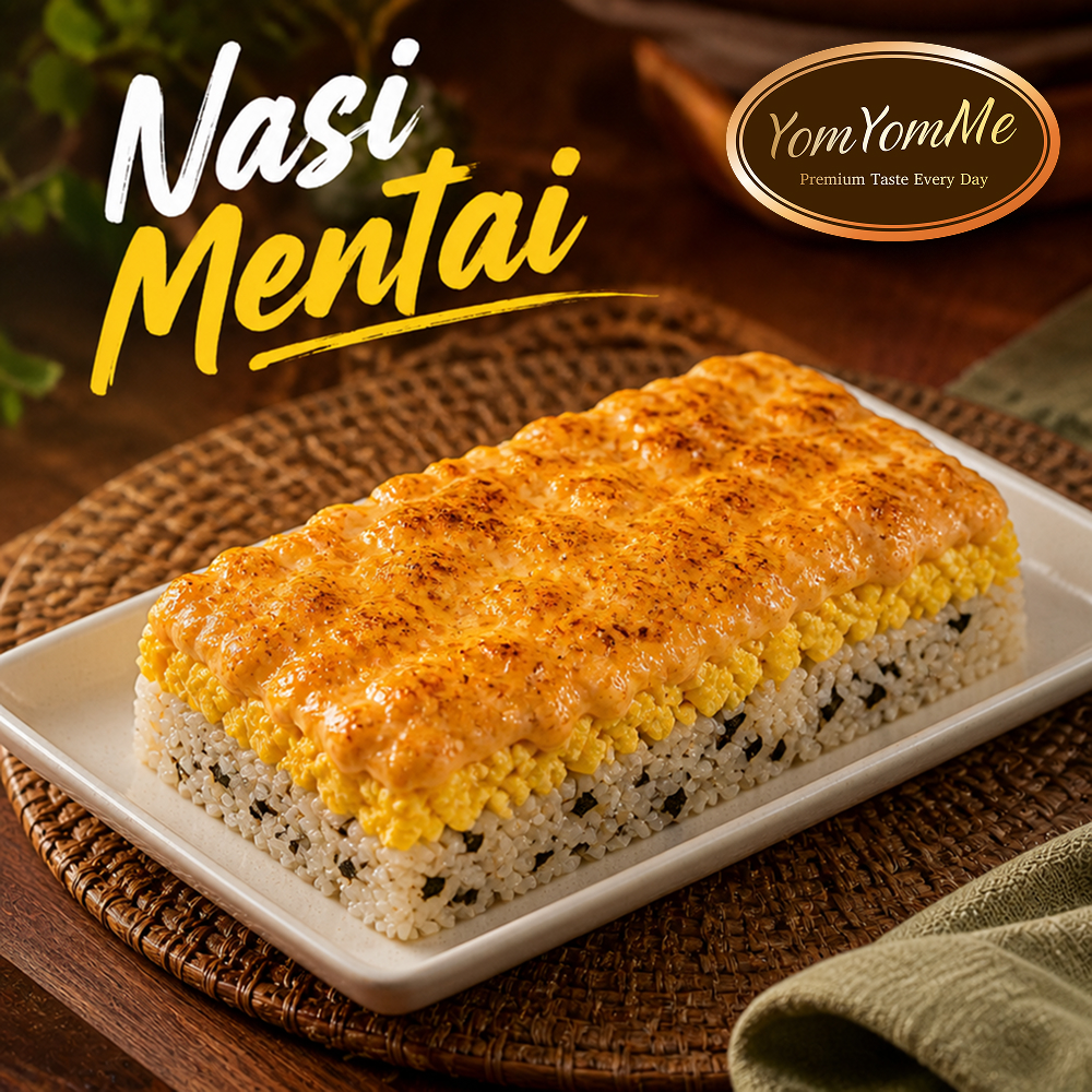 Mentai Tobiko Rice Box — Beef, Chicken, Salmon, & Tuna