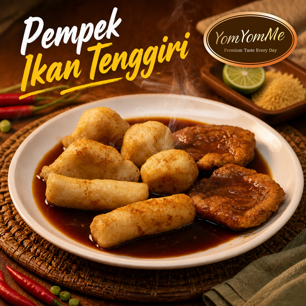 Pempek Tenggiri Premium — 8pcs + Cuko Palembang