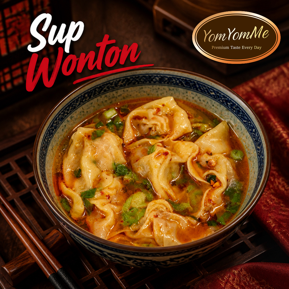 Beef Wonton Soup — 6 pcs Beef Dumpling
