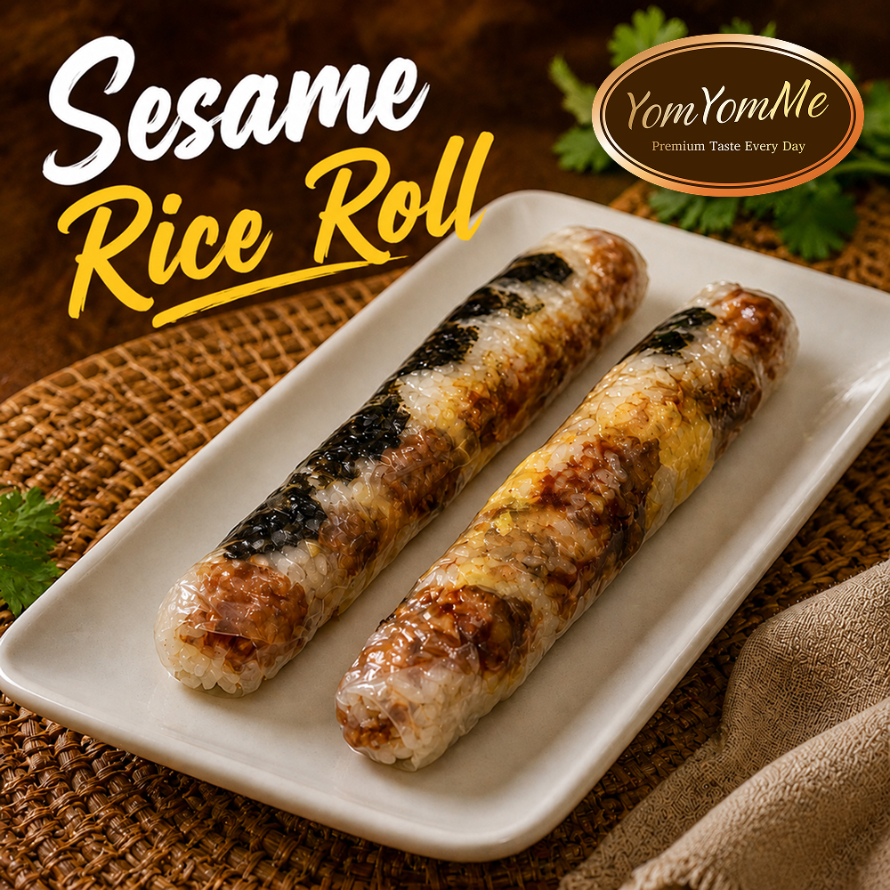 Sesame Rice Roll with Nori — Beef, Chicken, Tuna, & Salmon