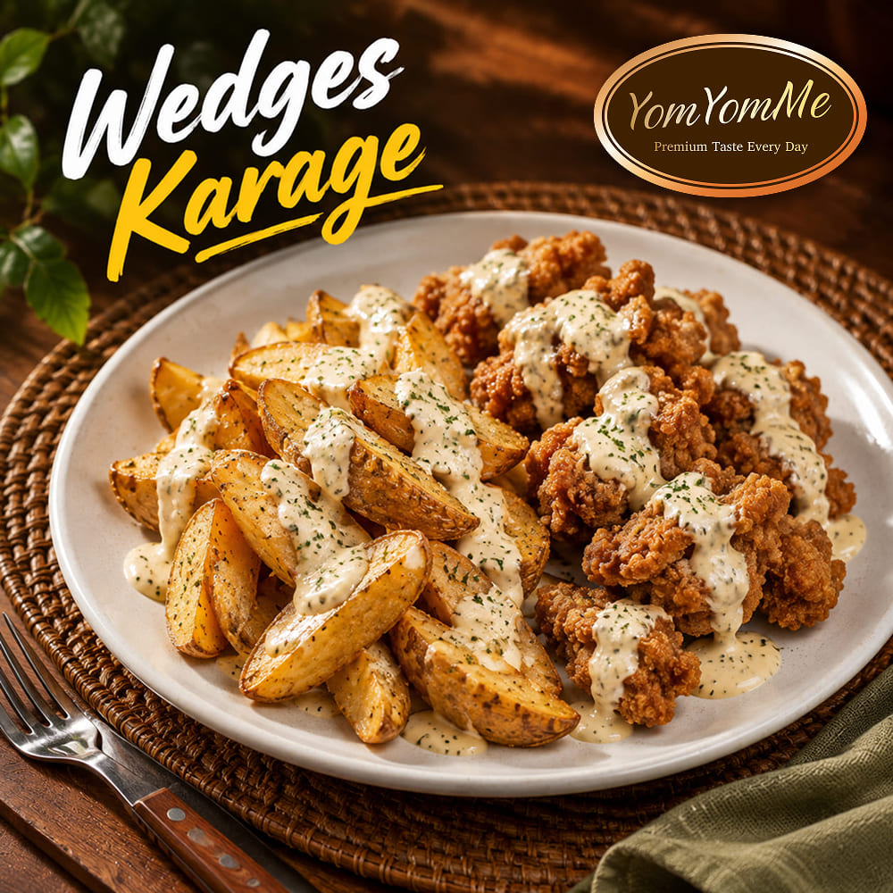 Potato Wedges & Karage — Pilihan Saus